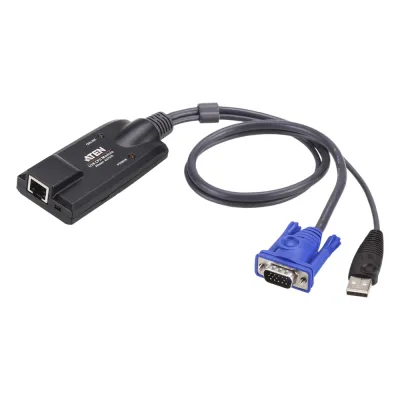 Switch KVM | cable DVI | USB de 2 puertos | con selector remoto de puerto