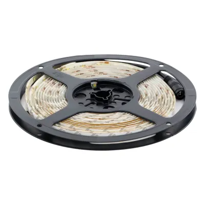 Tira Led de 5 m / Cálido / Uso Exterior / Potencia 15 W / 420 lm/ 12 V CD / IP 65.