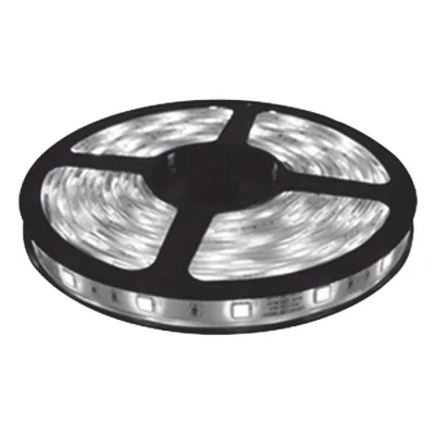 Tira Led de 5 m / Color Blanco / Uso Exterior / Potencia 15 W / 420 lm/ 12 V CD / IP 65.