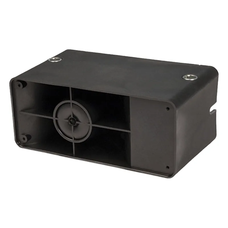 Alarma de reversa vehicular con montaje universal, 12-24 Vcc, 117 dBA