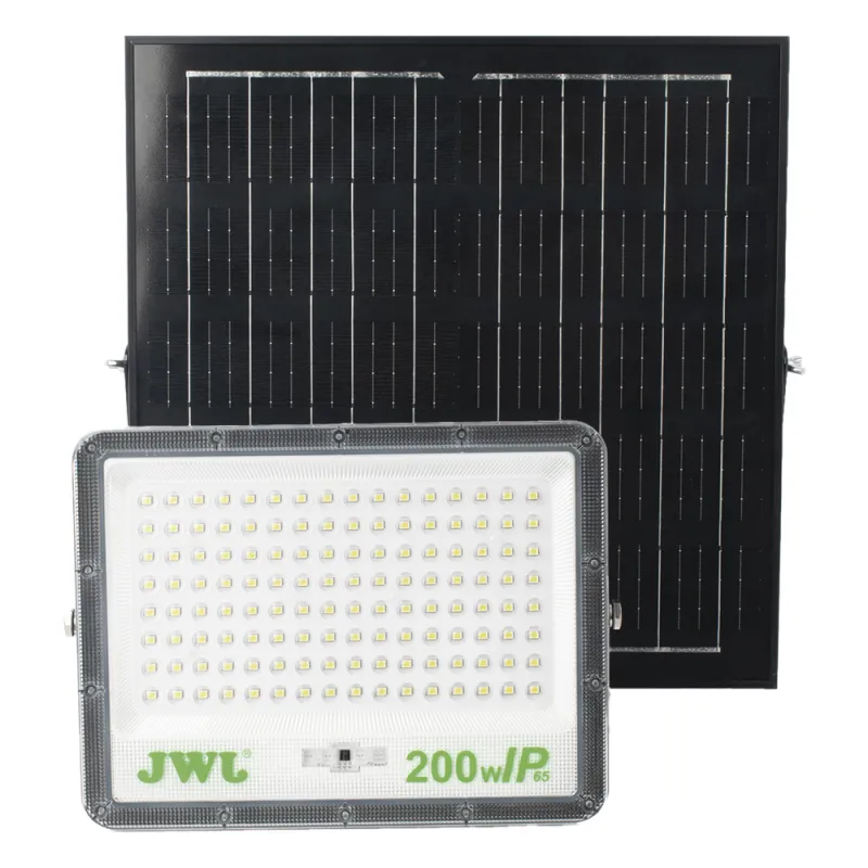 Reflector de 200 W con Panel Solar / Batería 3.2 V CD / T.C.C. 6 500 K / IP65.