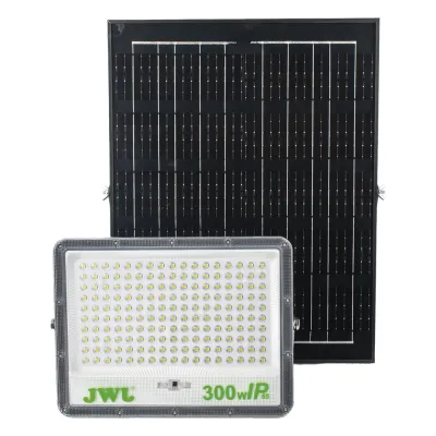 Reflector de 300 W con Panel Solar / Batería 3.2 V CD / T.C.C. 6 500 K / IP65.