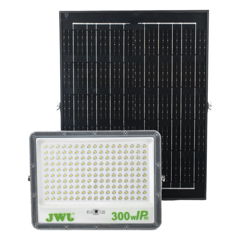 Reflector de 300 W con Panel Solar / Batería 3.2 V CD / T.C.C. 6 500 K / IP65.