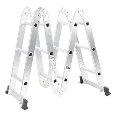Escalera Multiposiciones de Aluminio de 3.52 Metros, Soporta 150 kg