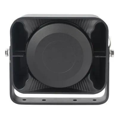 Bocina Compacta de Uso Rudo, 100 Watts de Potencia, Ideal para Vehículos de Encubierto, 8 Ohms de Impedancia