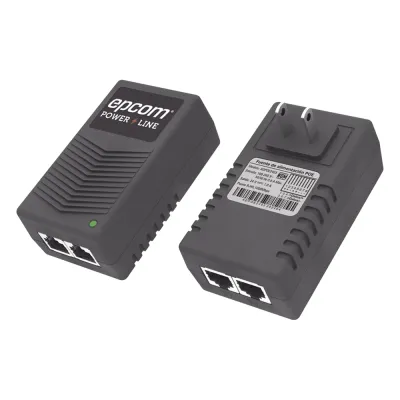 Adaptador de pared / Inyector PoE / 24 Vcc / 1 A / Controlado por chip IC / Protección contra OV, OC, SC, UV/ Fácil de instalar
