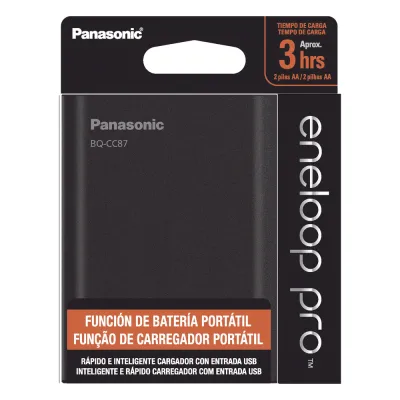 Cargador para baterías y power bank 2 en 1, carga individual y/o simultánea hasta 4 baterías, (AA y AAA, Ni-MH )