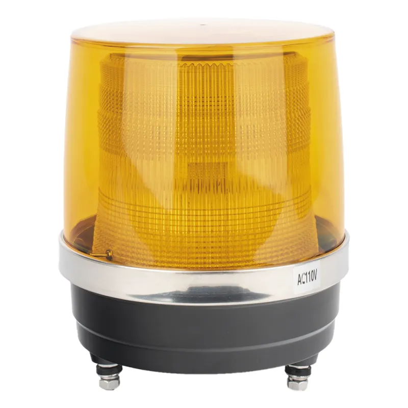 Burbuja Brillante de Larga Vida Útil, Con 150 LEDs, Color Ambar, Domo Ambar, 110 Vca