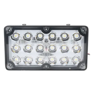 Luz de Escena de 6X3", Color Claro, Ideal para Ambulancias y Vehiculos de Trabajo
