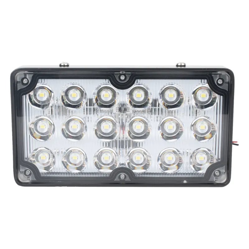 Luz de Escena de 6X3", Color Claro, Ideal para Ambulancias y Vehiculos de Trabajo