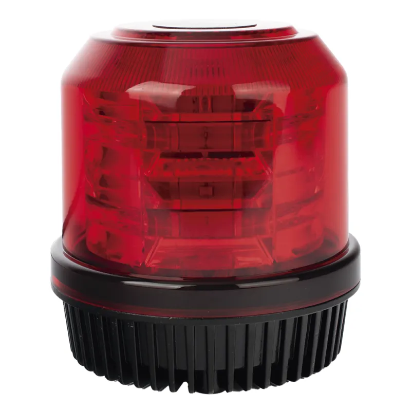 Burbuja brillante de 12 LEDs, color rojo, montaje fijo