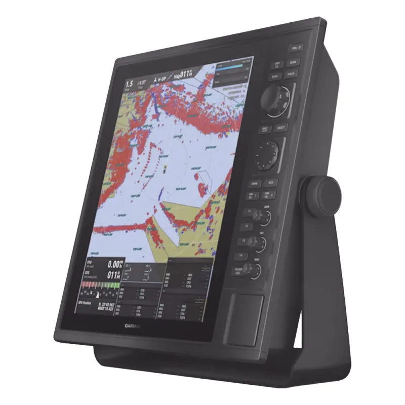 Pantalla CR 1522 / Resolución 1024 x 768 XGA / GPS/GLONASS/GALILEO/BEIDOU/QZSS/GAGAN / 2 Ranuras SD / IP26 & IP27 / NMEA 2000 y 0183 Compatible / 10-36 VDC