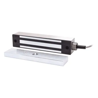 Chapa Magnetica 600 Lbs Para Uso en Exterior / IP65 / Con Cordón Armado