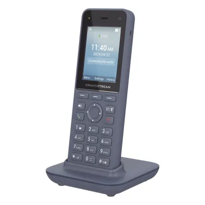 Teléfono IP inalámbrico Wi-Fi, Portátil, 3 cuentas SIP, 3 líneas, Voz HD, Bluetooth integrado, Puerto USB tipo C