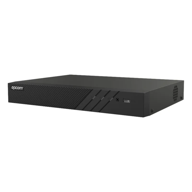 DVR 8 Canales TURBOHD + 4 Canales IP / 8 Megapixel (4K) / Audio Bidireccional por Coaxitron / ACUSENSE / Reconocimiento Facial / 1 Bahía de Disco Duro / Salida de Video en 4K / H.265+