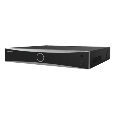 [Acusearch] NVR 12 Megapixel (4K) / 32 canales IP / 16 Puertos PoE+ / Reconocimiento Facial / AcuSense (Evita Falsas Alarmas) / 4 Bahías de Disco Duro / Switch PoE 300 mts / HDMI en 4K / Alarmas I/O