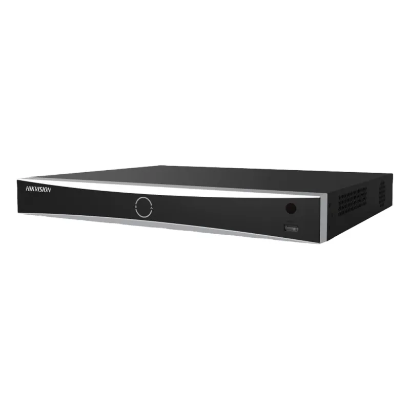 [Acusearch] NVR 12 Megapixel (4K) / 16 Canales IP / 16 Puertos PoE+ / Reconocimiento Facial / AcuSense (Evita Falsas Alarmas) / 2 Bahías de Disco Duro / Switch PoE 300 mts / HDMI en 4K / Alarmas I/O / 300 Metros PoE Modo Extendido