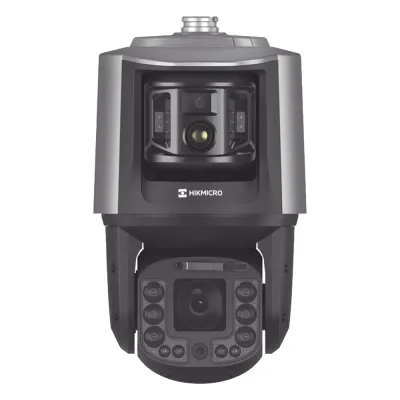 [TandemVu] Domo PTZ IP 4 Megapixel con 40X Zoom con Cámara Optica Fija de 4 Megapixel Cámara Térmica 256 x 192 con Lente 9.7 mm / Protección perimetral