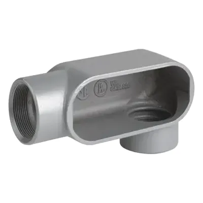 Caja Condulet Tipo LL de 3/4" / Aluminio libre de Cobre.