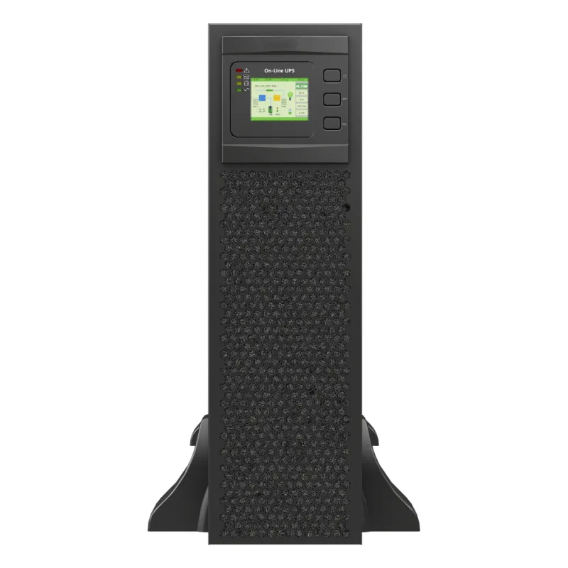 UPS de 15 KVA/15 kW, Online Doble Conversión, 120 Vac de Entrada 3 Fases, Entrada Hardwired, Onda Senoidal Pura, Torre o Rack