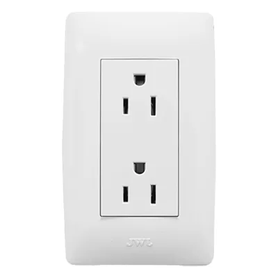 Contacto Dúplex de 127 V~60 Hz 15 A / Color Blanco.