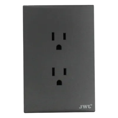 Placa con 2 Toma Corriente Duplex 2P Y T 10 - 15 A 127 V 60 Hz