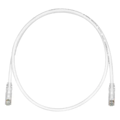 Cable de Parcheo TX6, UTP Cat6, 24 AWG, CM, Color Blanco Mate, 50 cm (19.69 pulgadas)