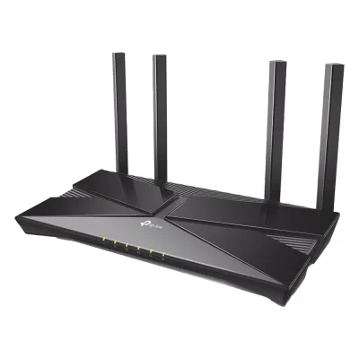 Router WiFi6 AX1800 / MIMO 2X2 / EasyMesh / 1 Puertos Gigabit WAN + 4 Puertos Gigabit LAN / OFDMA / Beamforming / WPA3 / Tether App / HomeShield