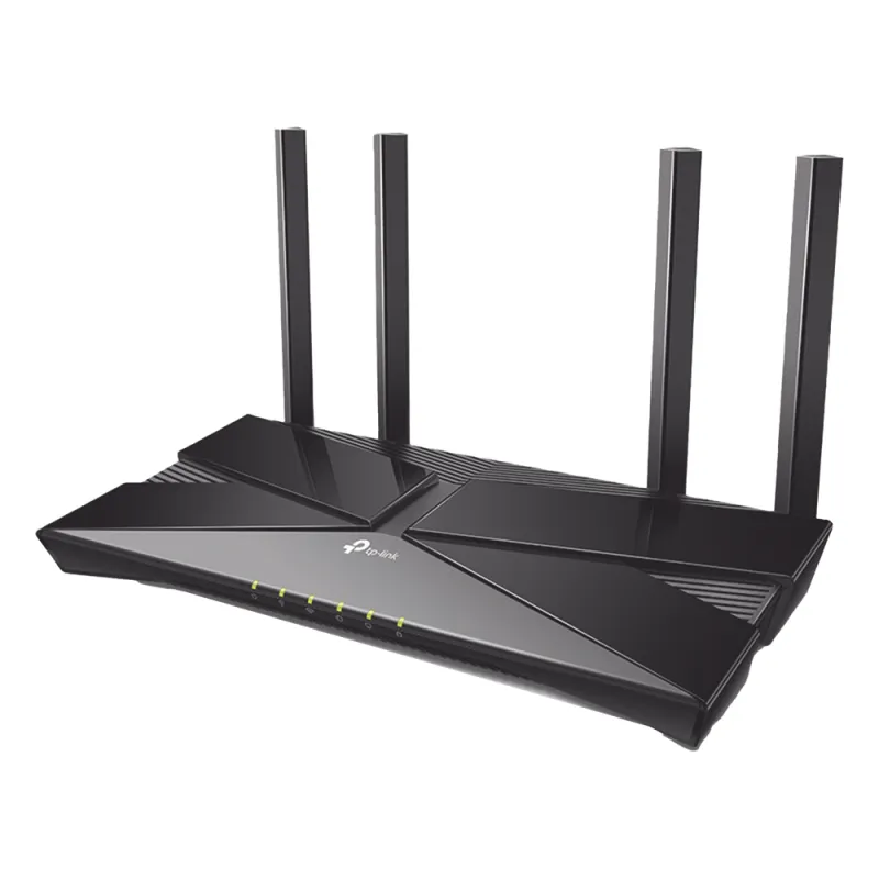 Router WiFi6 AX1800 / MIMO 2X2 / EasyMesh / 1 Puertos Gigabit WAN + 4 Puertos Gigabit LAN / OFDMA / Beamforming / WPA3 / Tether App / HomeShield