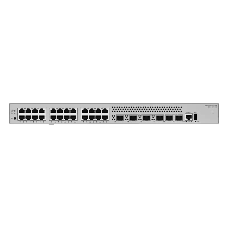 Switch Empresarial Core Gigabit Administrable Capa 3 / 24 Puertos 10/100/1000 Mbps / 4 Puertos 10GE SFP+ Uplink / 2 Puertos 10GE SFP+ (Stack) / ERPS / Ruteo Dinamico (RIP, OSPF, IS-IS y BGP) / iStack / Administración Nube Gratis