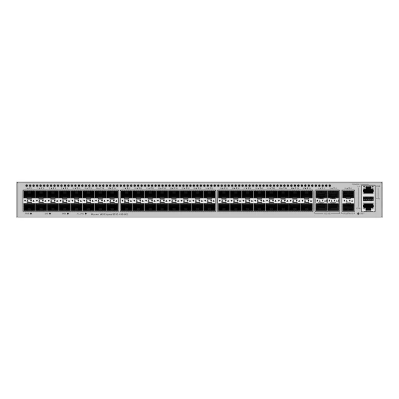 Switch Empresarial Core Gigabit Administrable Capa 3 / 48 puertos 1GE SFP / 4 Puertos 10GE SFP+ Uplink / 2 Puertos 10GE SFP+ (Stack) / ERPS / Ruteo Dinamico (RIP, OSPF, IS-IS y BGP) / iStack / Administración Nube Gratis