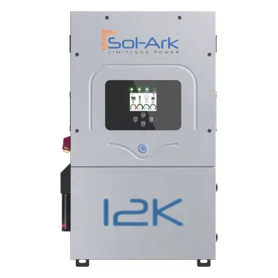 Inversor Hibrido SOL-ARK, 12 Kw, 220 Vcc, Fase Dividida, IP65, Entrada de Baterías a 48 Vcc