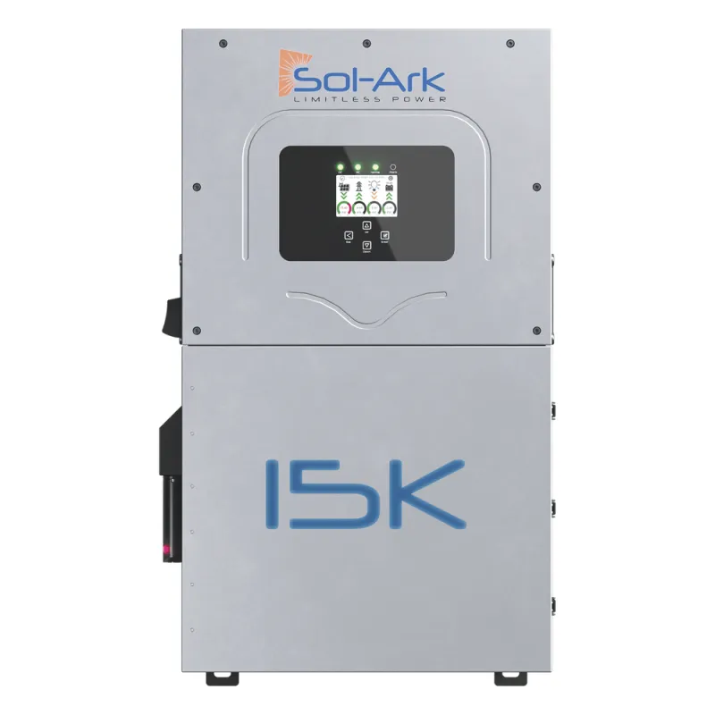 Inversor Hibrido SOL-ARK, 15 Kw, 220 Vcc, Fase Dividida, IP65, Entrada de Baterías a 48 Vcc