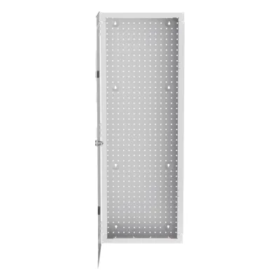 Gabinete Multipropósito de Montaje en Pared, de 42 in de Altura, Con Puerta Reversible, Fabricado en Acero, Color Blanco