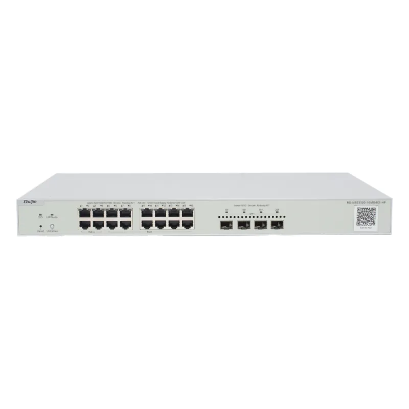 Switch Multi-Gigabit PoE++ hasta 370W, Capa 2 con 4 Puertos 2.5G (90W), 12 Puertos 2.5G (30W) y 4 Uplink SFP+ 10G , Administrable Cloud, Diseñado Para Access Points WiFi 6/7