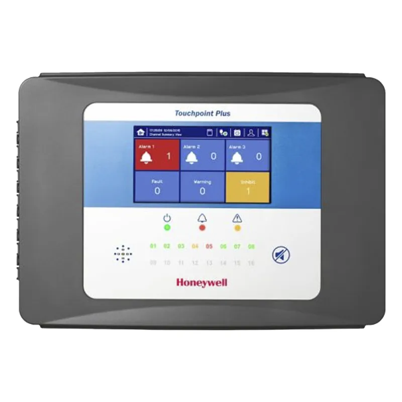 Controlador para sistema de detección de gas Touchpoint Plus, unidad básica de 8 canales de entrada mA, 12 relés, montaje mural, con batería de respaldo