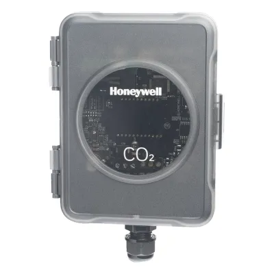 Sensor de CO2 para Ducto de Aire / NDIR de Doble Longitud de Onda / Rango 0 a 9999 ppm / Salida Analógica 0-10V, 2-10V, 4-20mA / Autocalibración Automática / IP65 NEMA 4 / Sin Display
