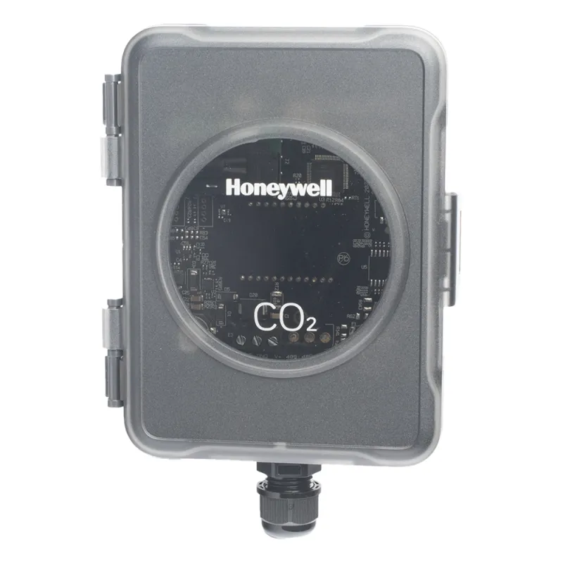 Sensor de CO2 para Ducto de Aire / NDIR de Doble Longitud de Onda / Rango 0 a 9999 ppm / Salida Analógica 0-10V, 2-10V, 4-20mA / Autocalibración Automática / IP65 NEMA 4 / Sin Display