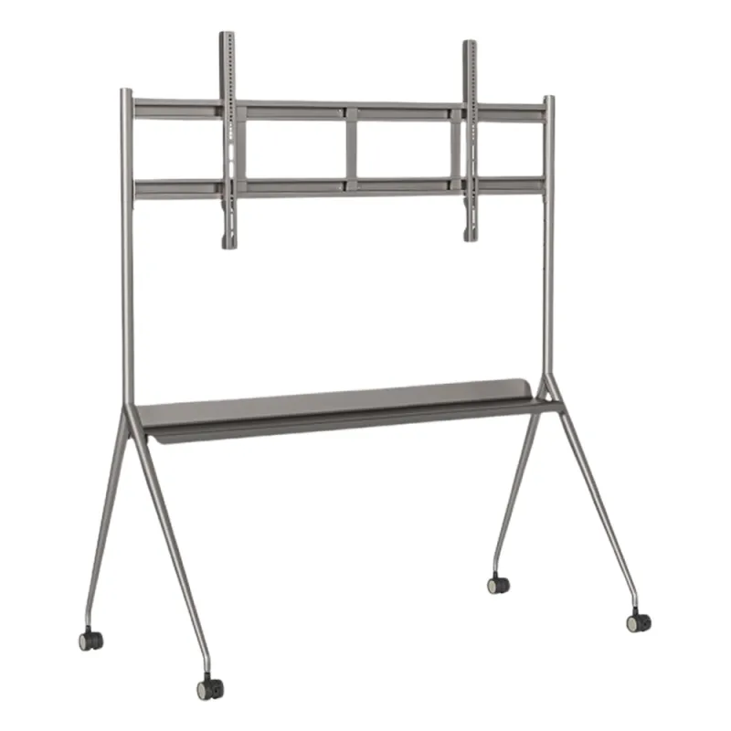 Montaje de Piso Móvil para Pantallas de 75 y 86" / Compatible con VESA / Incluye Soporte para Pantalla