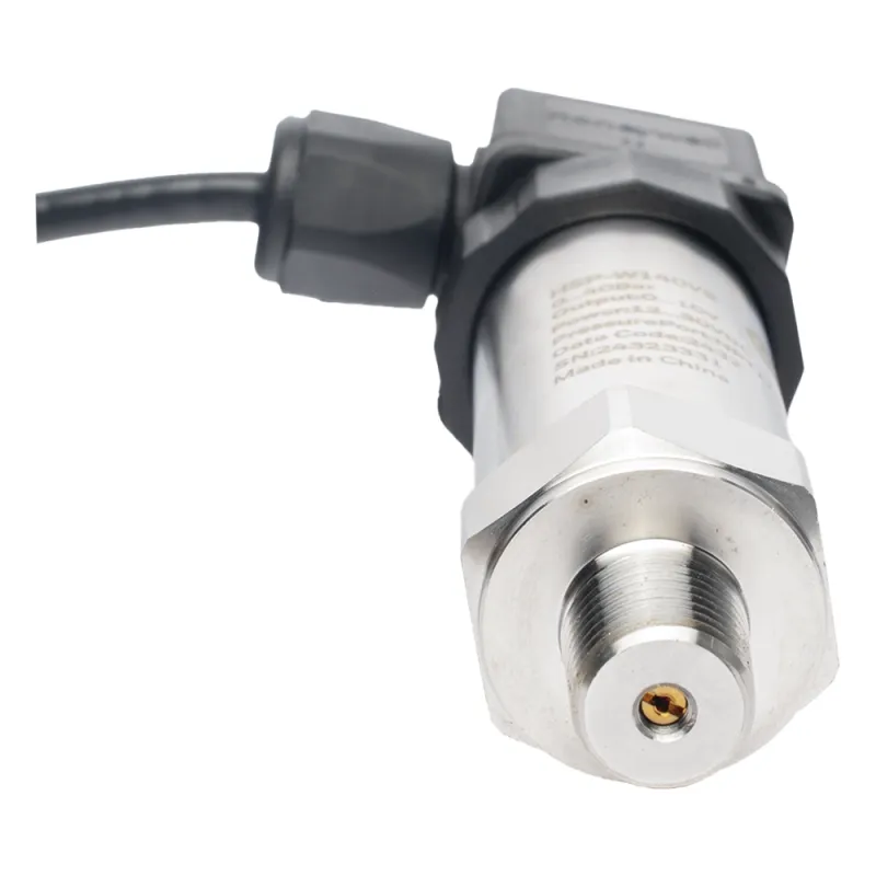 Sensor de presión industrial de 0 a 40 bar con salida analógica 0-10 V y conexión roscada NPT