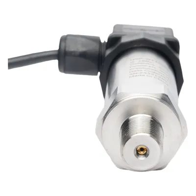 Transmisor de presión industrial de 4-20 mA con precisión de 1% y rango de 0 a 16 bar, conexión NPT para aire acondicionado central