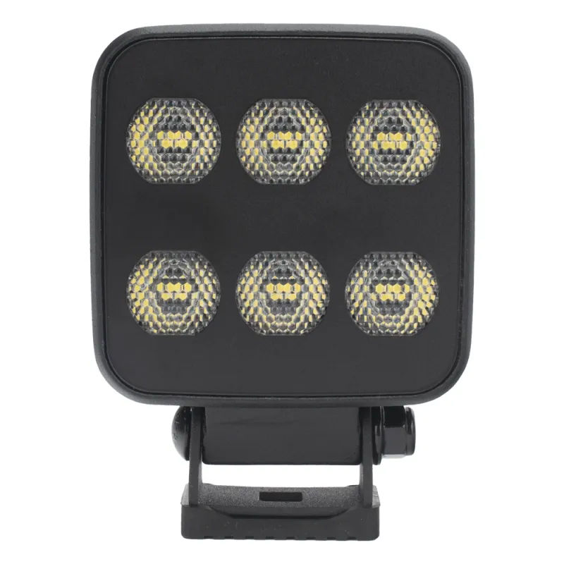 Luz de Trabajo de 6 LED, 6552 Lumenes, 12-24 VCD