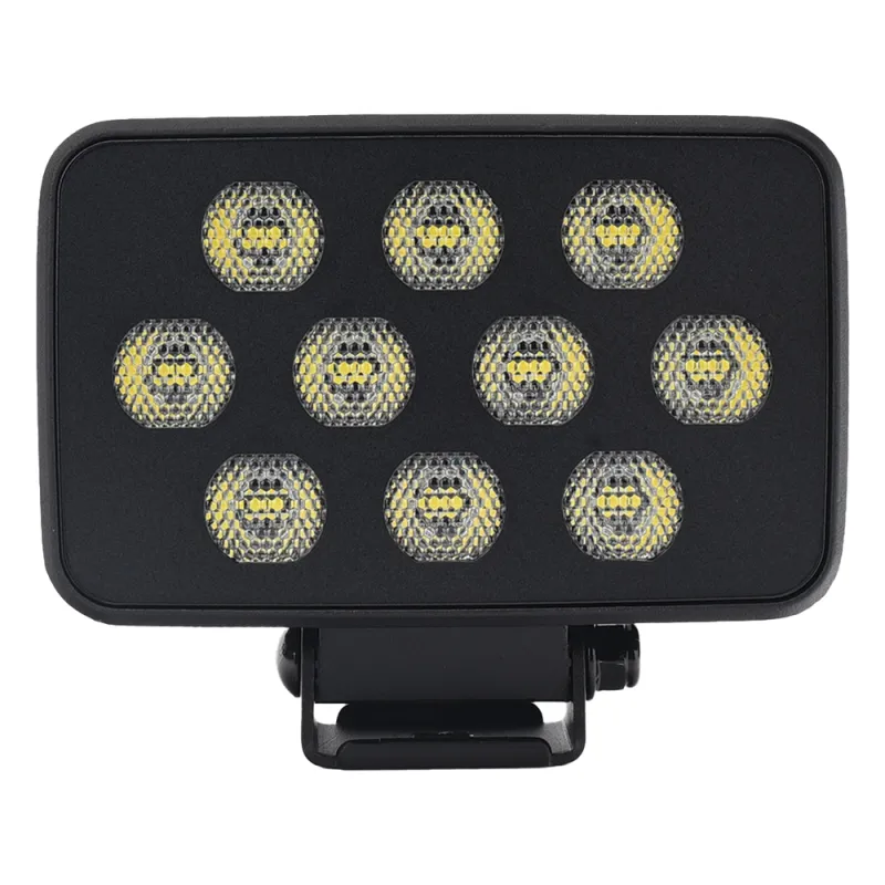 Luz de Trabajo Ultra brillante Cuadrada, 10 LED, 8937 Lúmenes, 12-24 Vcd