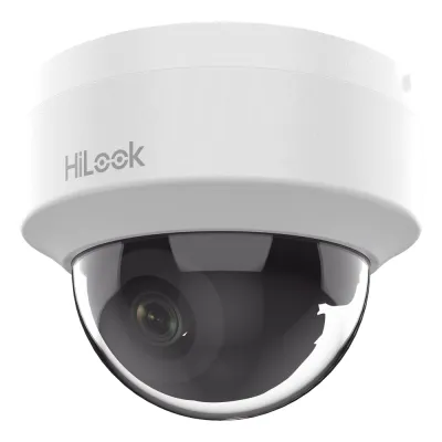 HiLook Series / Domo IP 4 Megapixel / Lente 2.8 mm (Gran Angular) / 20 mts IR / Interior / PoE / dWDR / H.265+ / ONVIF
