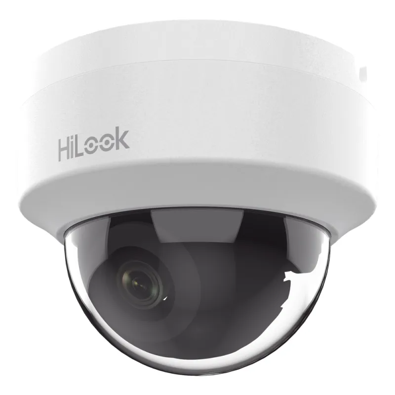 HiLook Series / Domo IP 4 Megapixel / Lente 2.8 mm (Gran Angular) / 20 mts IR / Interior / PoE / dWDR / H.265+ / ONVIF