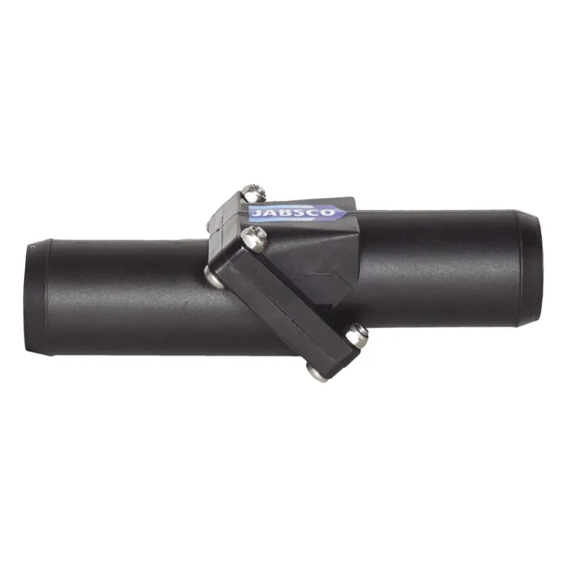 Válvula anti retorno de linea para mangueras de 1 1/2 pulgadas.