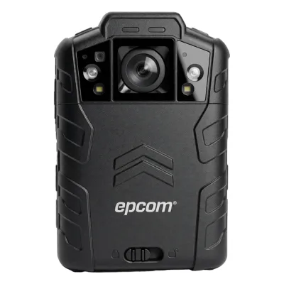 Body Camera (Cámara Corporal) | 4K@30fps | H.265/H.264 | Lente 130° | GPS Interconstruido | Visión Nocturna IR 10 m | IP68 | Resistencia a Caídas 2 m | 128GB | Batería 2500mAh | 12h Grabación | Certificación