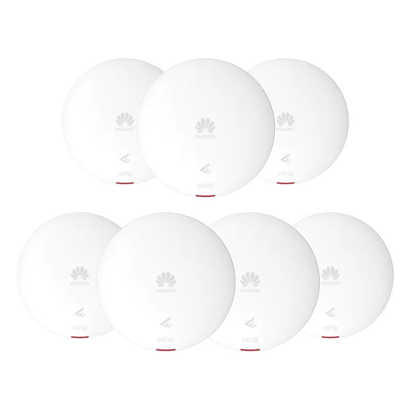 Kit de 7 - Punto de Acceso Wi-Fi 6 / 1.775 Gbps / MU-MIMO 2x2:2 (2.4GHz y 5GHz) / Smart Antenna 20% más cobertura / Instalación en techo y pared / Seguridad WP3 / Con Administración Gratuita desde la Nube