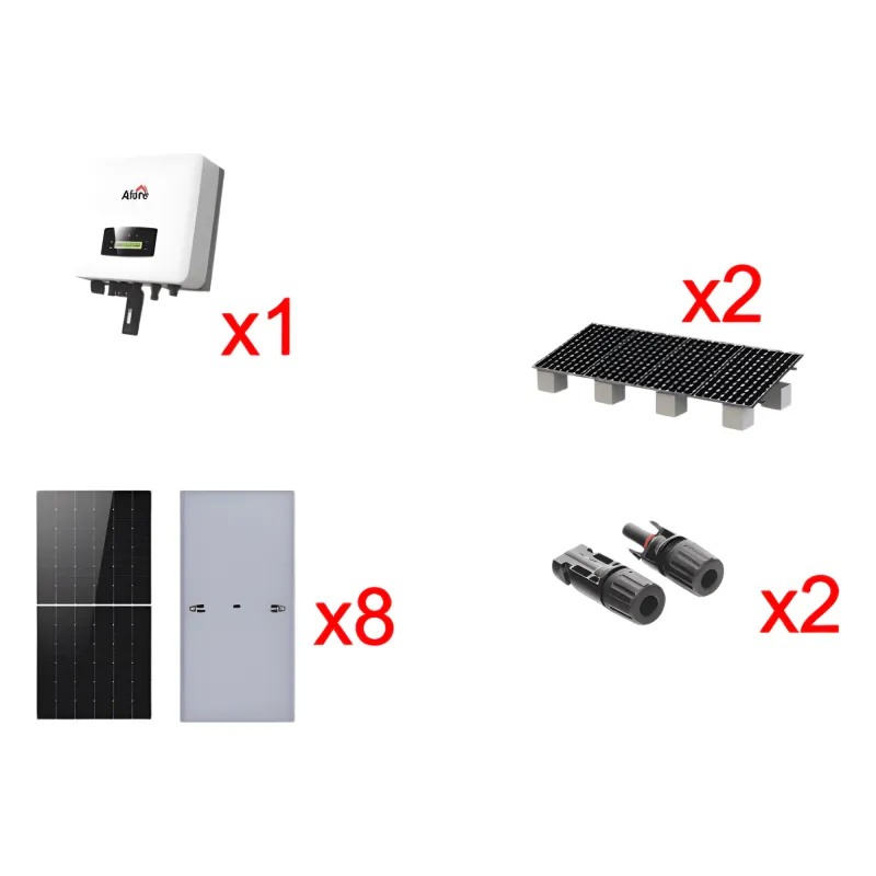 Kit Solar Interconexión / 5kW 220Vca / Incluye Inversor, Paneles Solares, Montaje y Conectores