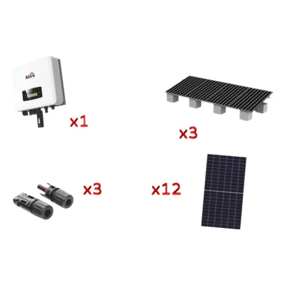 Kit Solar Interconexión / 7kW 220Vca / Incluye Inversor, Paneles Solares, Montaje y Conectores